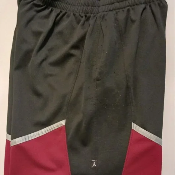 2 (Jordan) Basketball Shorts (Black/Gray)-and-(Black/Red)-(Pre-owned)-(L)-$30.00 - Picture 5 of 6